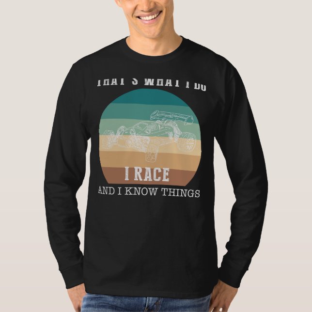 Camiseta Raça, Ria, Controle: É isso que eu faço, eu RC-Car (Frente)