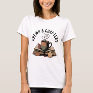 Camiseta Raças e Capítulos — Chá e Livros de Bruxas Cozy