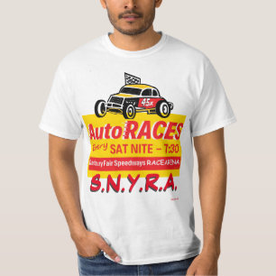 Camiseta Raças justas 2SidewCoupeSNYRA de Danbury Racearen