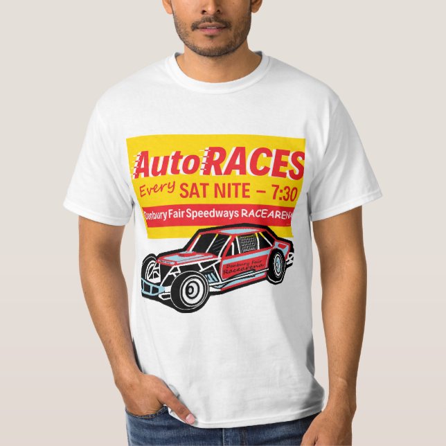 Camiseta Raças justas Bill 1SidedwVega de Danbury Racearena (Frente)