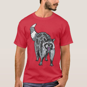 Camiseta Raccoon Angry