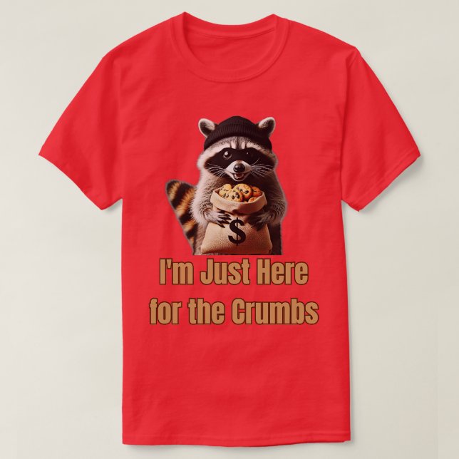 Camiseta Raccoon Bandit 2 (Frente do Design)