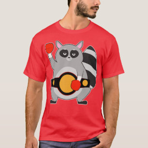 Camiseta Raccoon como campeão de boxe com Belt
