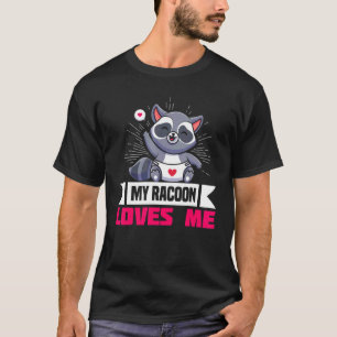 Camiseta Raccoon Coon Motif Sweet