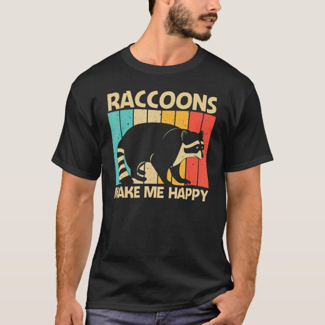 Camiseta Raccoon For Men Women Common Raccoon  1 (Frente)