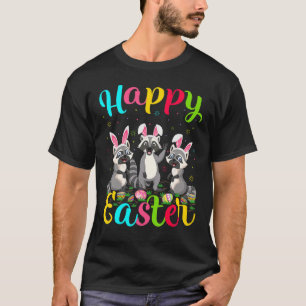 Camiseta Raccoon Funny Easter Bunny Raccoon Happy Eas