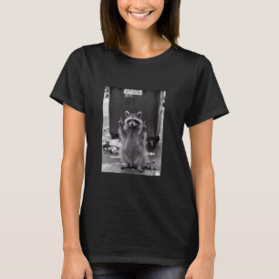 Camiseta Raccoon Funny Raccoon Selfie Dumpster Trashcan