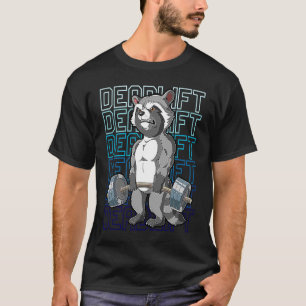 Camiseta Raccoon Gym Treino de Peso