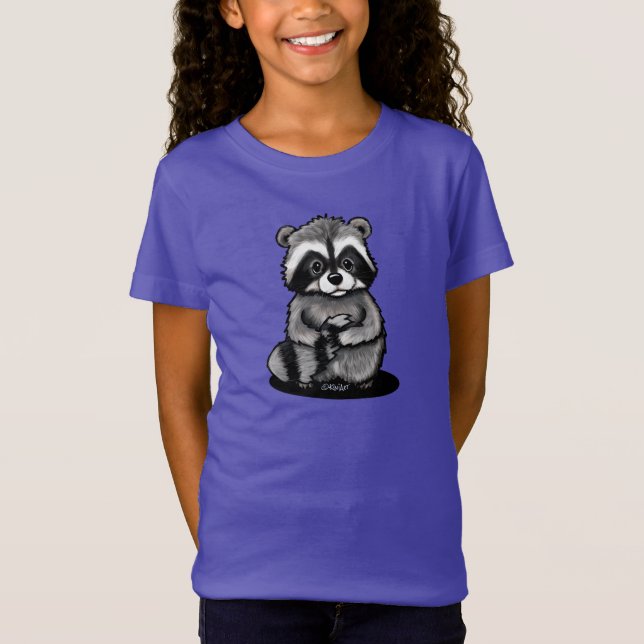Camiseta Raccoon KiniArt T-Shirt (Frente)