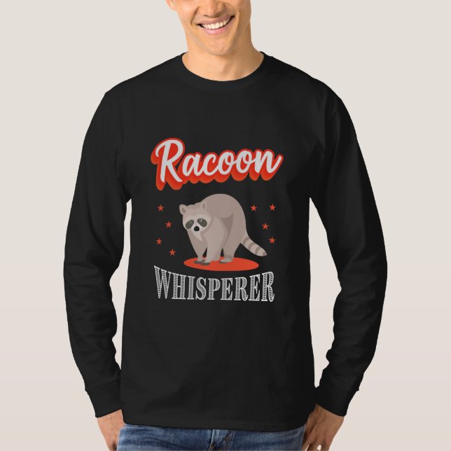 Camiseta Raccoon Lover Raccoon Whisperer (Frente)