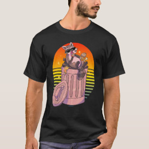 Camiseta Raccoon Meme Street Cat
