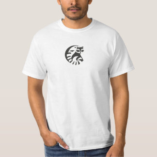 Camiseta Raccoon Minimalista - Anima Preta e Branc