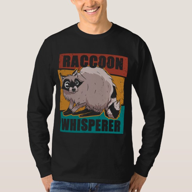 Camiseta Raccoon The Raccoon Whisperer 001 (Frente)