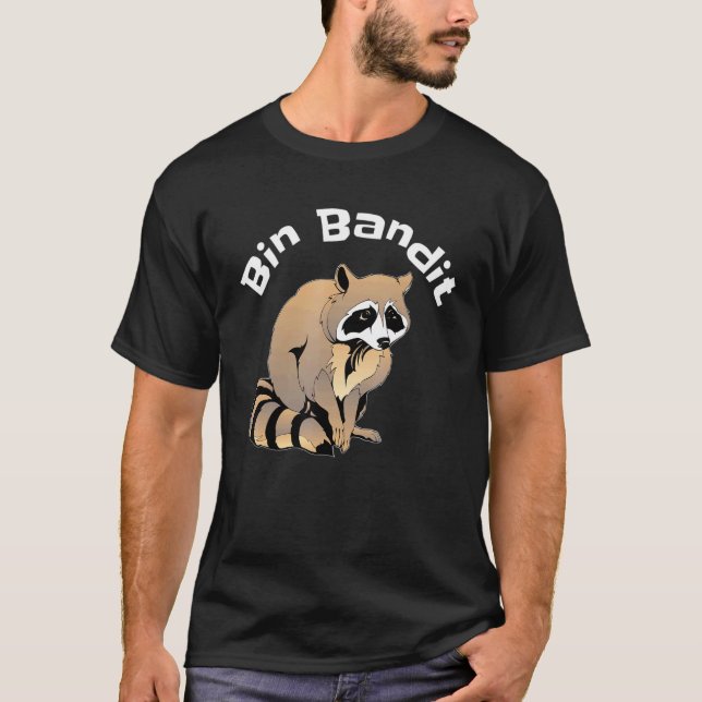 Camiseta Raccoon Trash Panda Caixa Bandit Mascarado Trashca (Frente)
