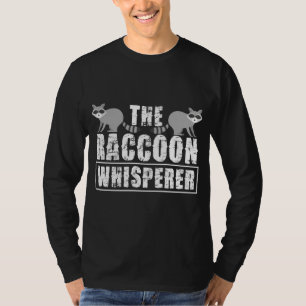 Camiseta Raccoon Whisperer Raccoon lança raccoon