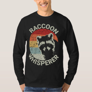 Camiseta Raccoon Whisperer Vintage Raccoon Feeder Raccoons