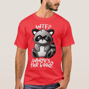 Camiseta raccoon WTF