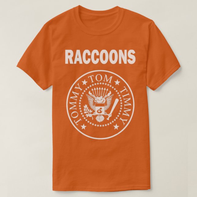 Camiseta Raccoons (Frente do Design)