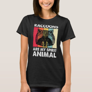 Camiseta Raccoons Spirit Racoon Raccoon Girls Boys