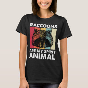 Camiseta Raccoons Spirit Racoon Raccoon Lover Girls