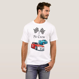 Camiseta Race Car Birthday, Tripulação De Pits