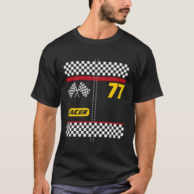 Camiseta Race Car Driver Para Halloween S (Frente)