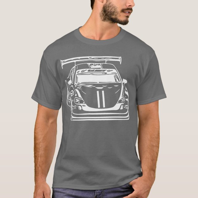 Camiseta Race Car Motor Sports Powerful Cars family friend (Frente)