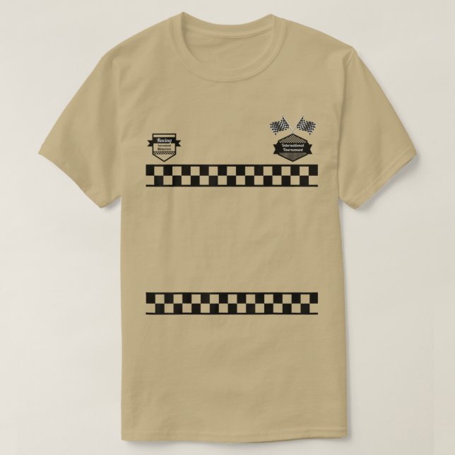Camiseta Race Car Motorista Racer Kids & Adultos Halloween  (Frente do Design)