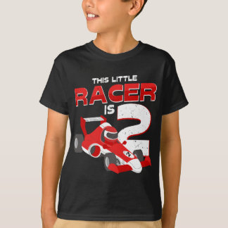 Camiseta Race Car segundo aniversário Tee I Este Pequeno Cu