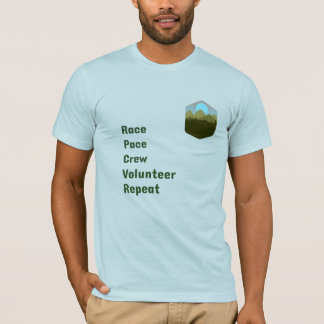 Camiseta Race Pace Crew Volunteer Repeat