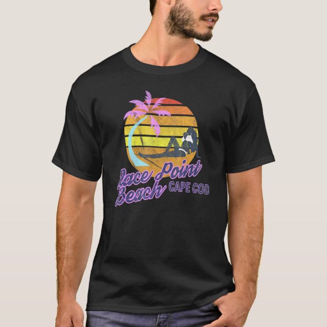 Camiseta Race Point Beach Cape Cod Usa Surf Backpacking (Frente)
