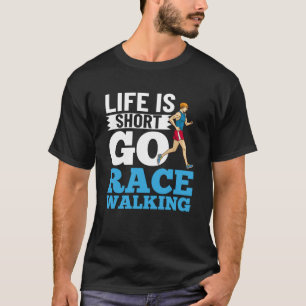 Camiseta Race Walking Training Race Walker Esporte Race Wal