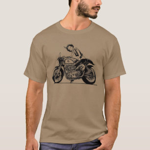 CAMISETA RACER. DO CAFÉ