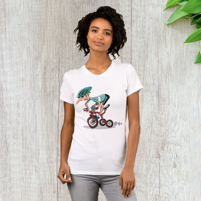Camiseta Racer On Tricycle Womens T-Shirt (Criador carregado)