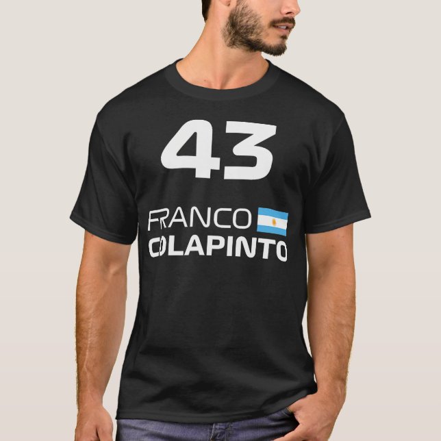 Camiseta Races Fórmula Racing Franco Colapinto (Frente)