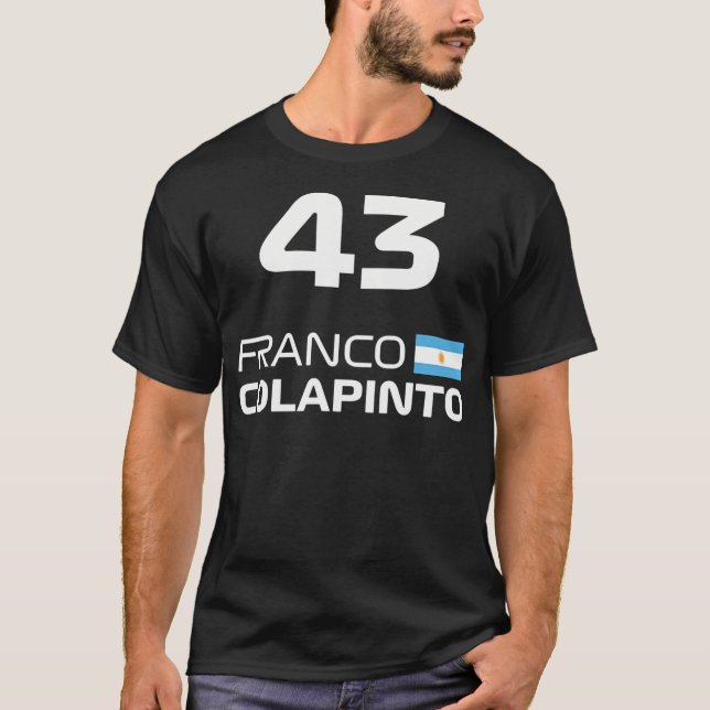 Camiseta Races Fórmula Racing Franco Colapinto (Frente)