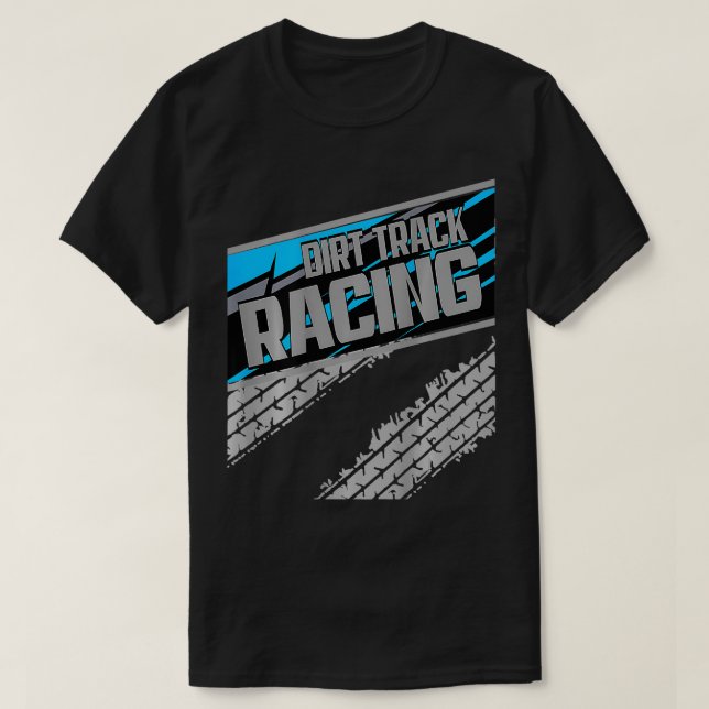 Camiseta Racetrack da correnteza de guincho modificado (Frente do Design)