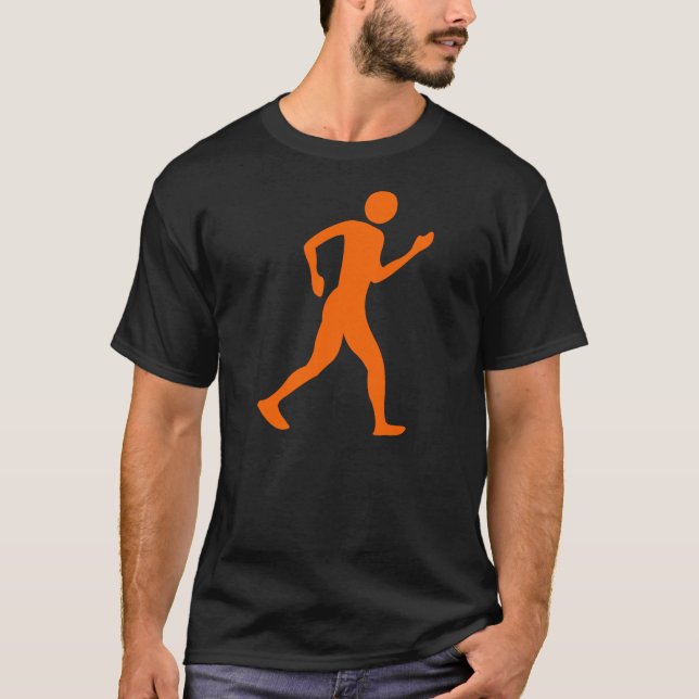 Camiseta Racewalk - Laranja (Frente)