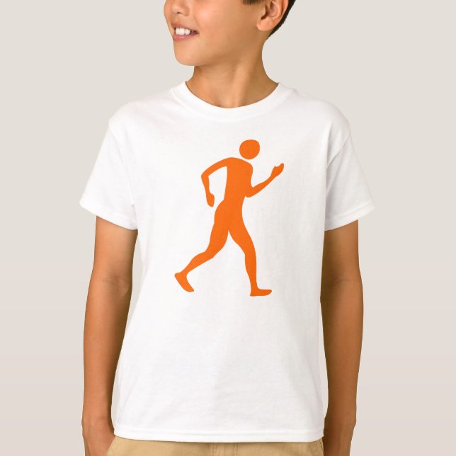 Camiseta Racewalk - Laranja (Frente)