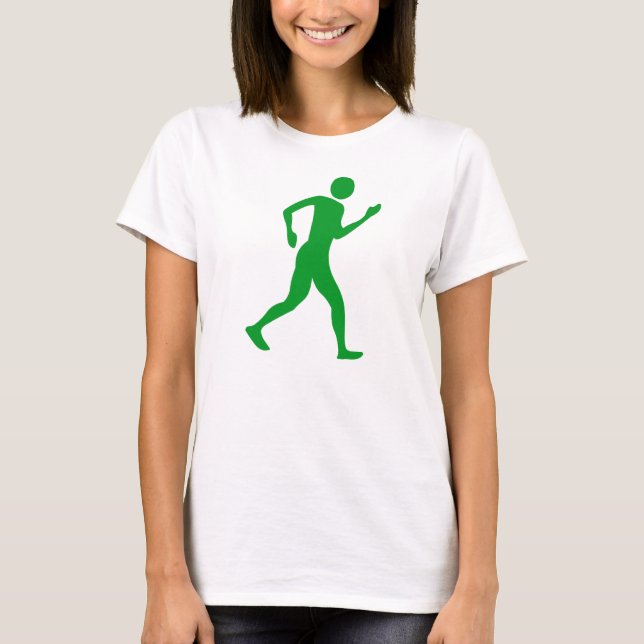 Camiseta Racewalk - Verde Grass (Frente)