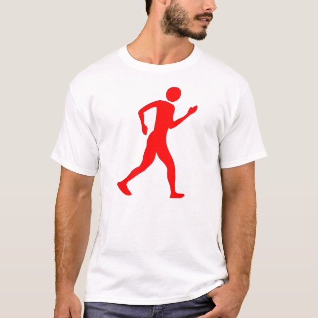 Camiseta Racewalk - Vermelho (Frente)