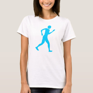 Camiseta Racewalking - azul-céu