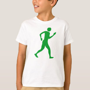 Camiseta Racewalking - verde de grama