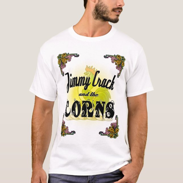 Camiseta Rachadura de Jimmy & os grãos (Frente)