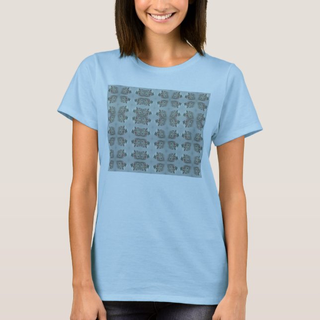 Camiseta Rachaduras, pontos, Bams (Frente)
