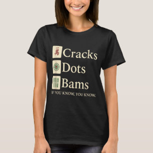 Camiseta Rachas pontos bams se souber mahjong mães rainha d