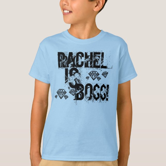 Camiseta Rachel é chefe (Frente)