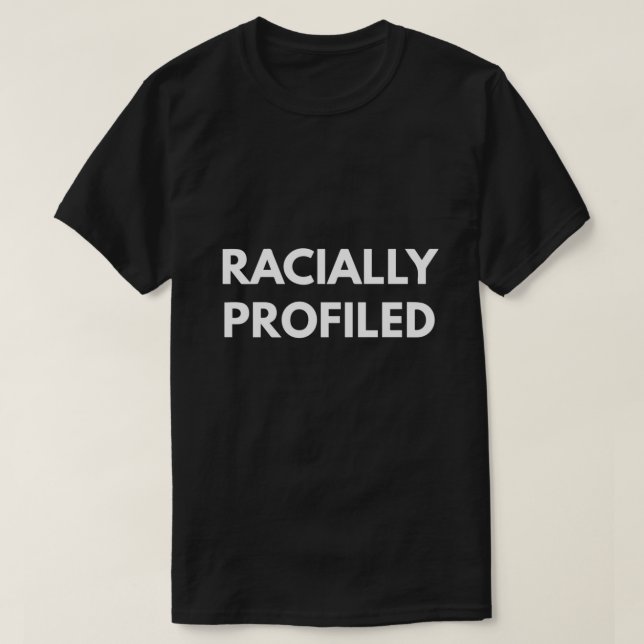 Camiseta Racialmente com Perfil (Frente do Design)