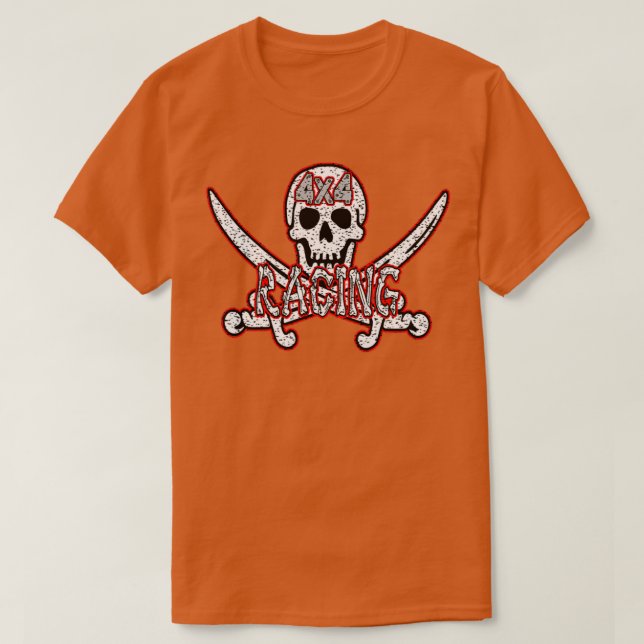 Camiseta Racing 4x4 OG Bad Pirate Original Gangster Club Of (Frente do Design)