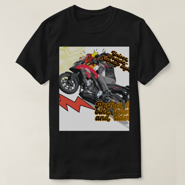 Camiseta Racing Bike (Frente do Design)